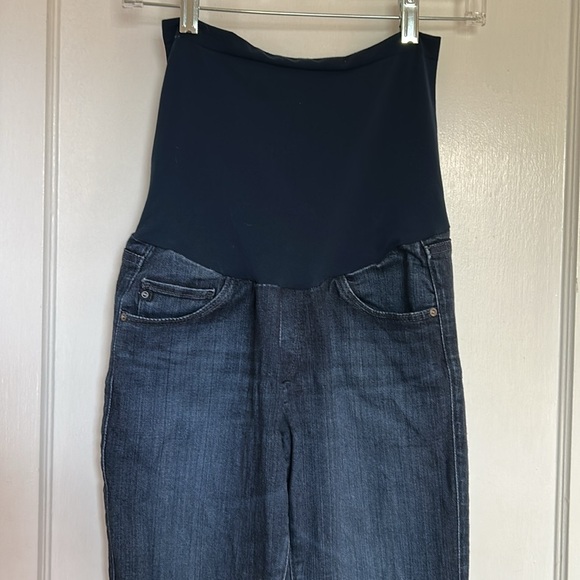 Ag Adriano Goldschmied Maternity Jeans Dark Wash Size 29 Regular - Picture 7 of 8